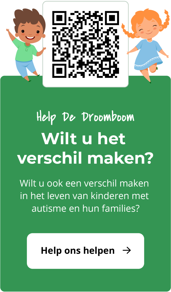 QR code naar de donatie link